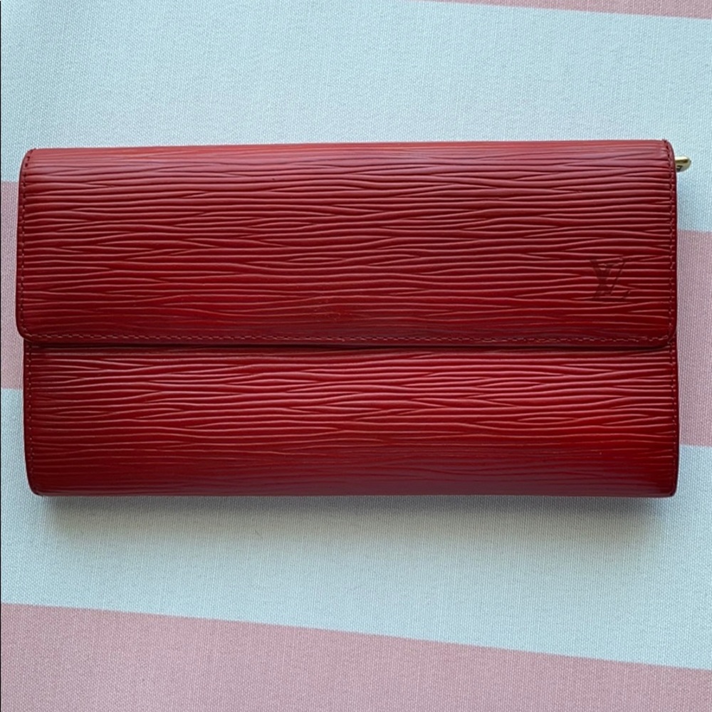 Louis Vuitton Porte Monnaie Epi Leather